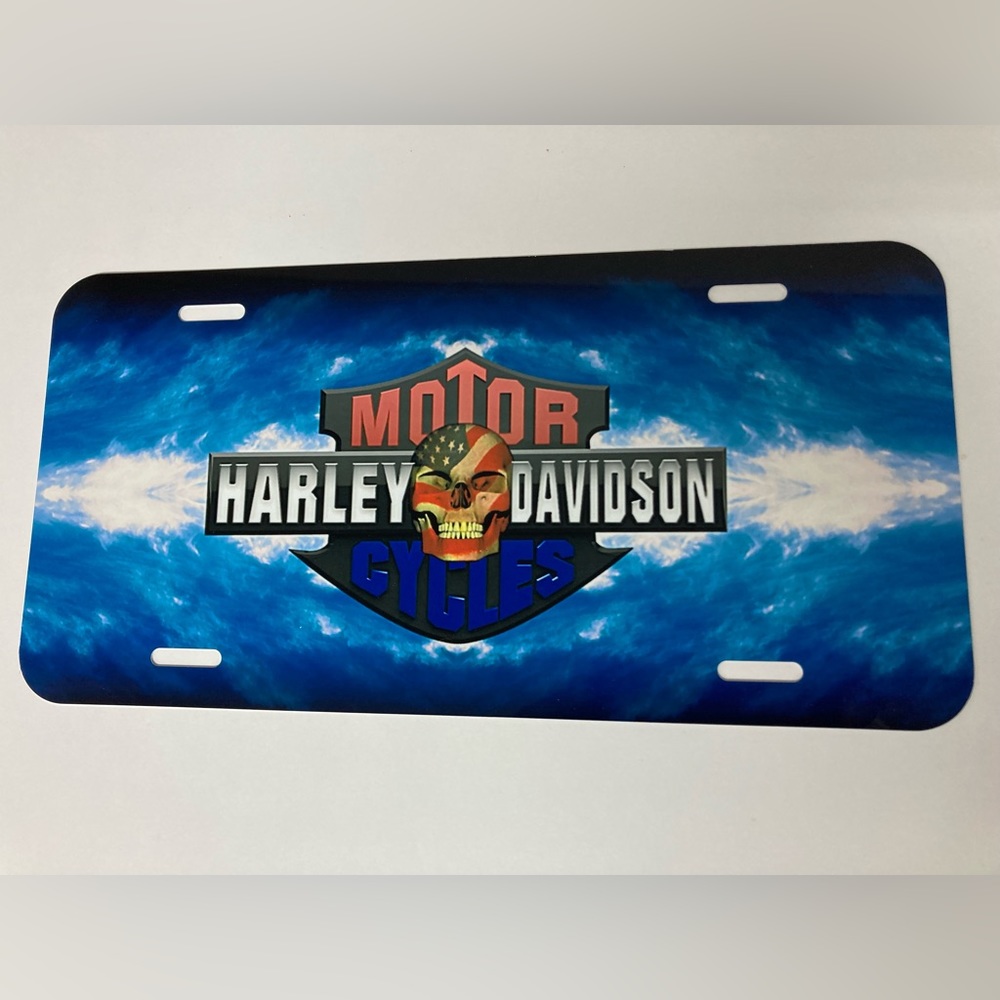 New Harley Davidson License Plate